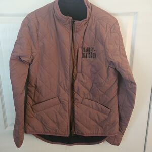 Harley-Davidson Women's Quilted Puffer Jacket - Brown